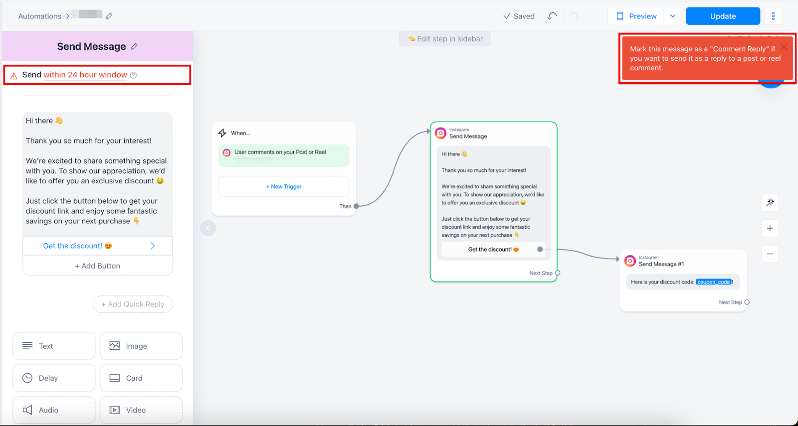 Mark This Message As a Comment Reply Manychat: Boost Engagement Now