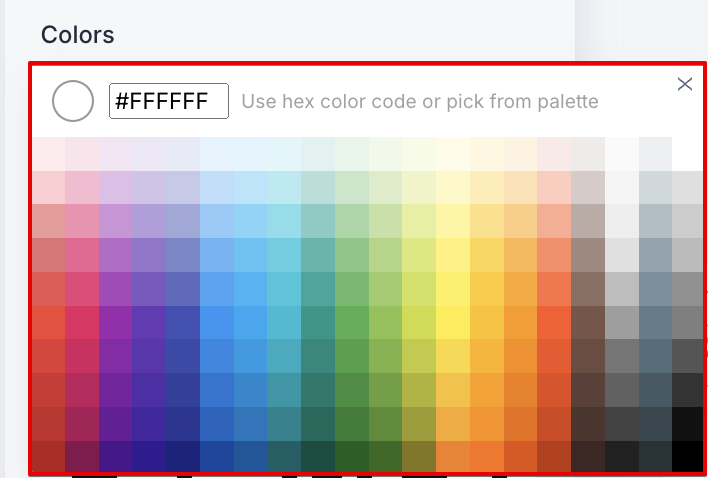 A screenshot of a color chart

Description automatically generated