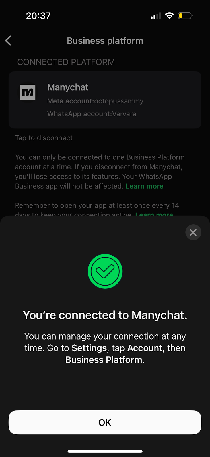 A screenshot of a phone

AI-generated content may be incorrect.