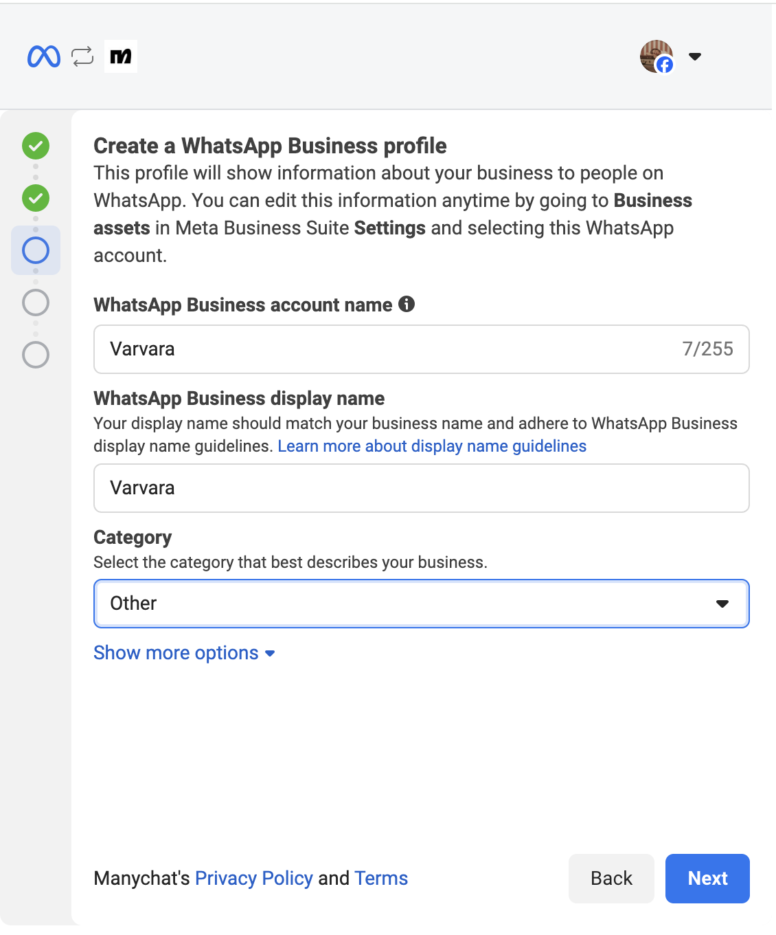A screenshot of a whatsapp profile

AI-generated content may be incorrect.