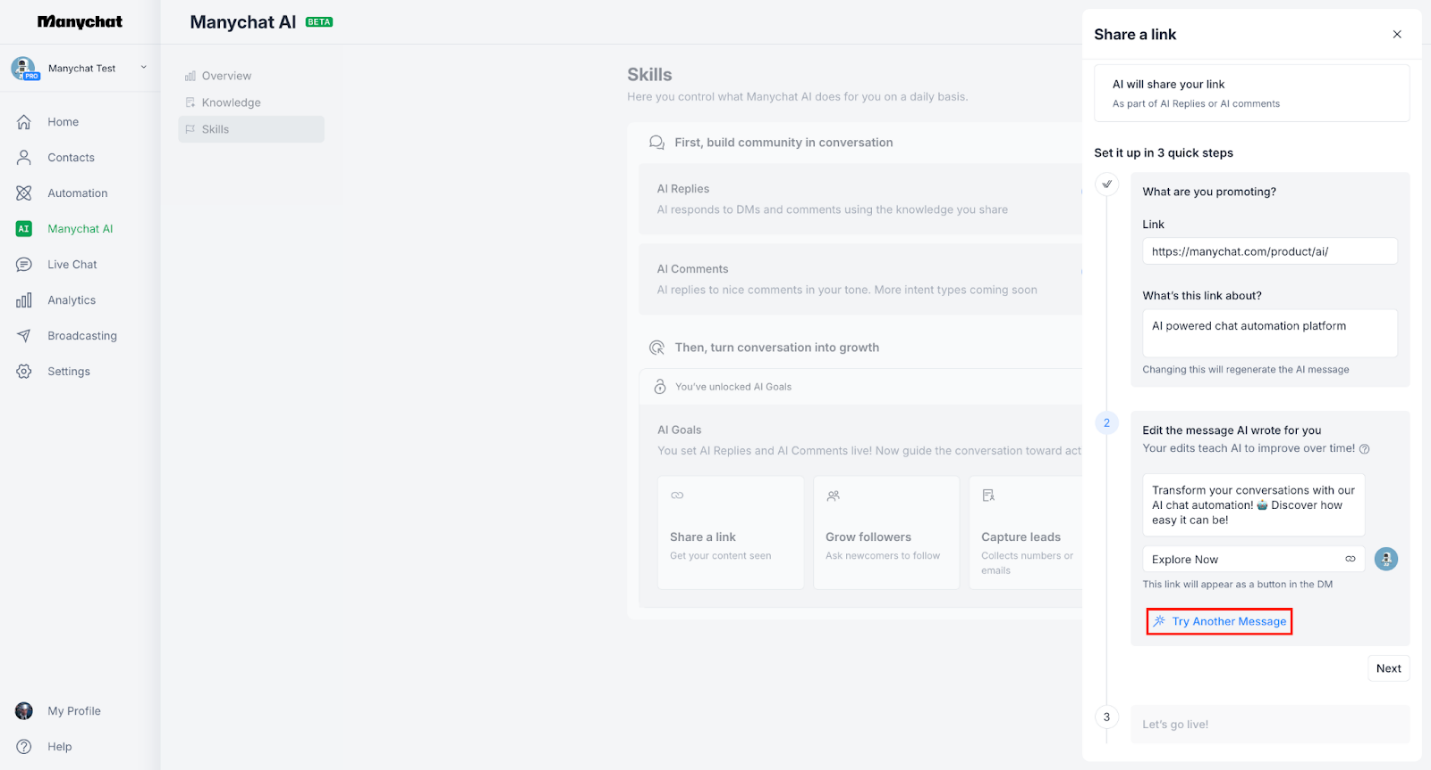A screenshot of a chat

AI-generated content may be incorrect.